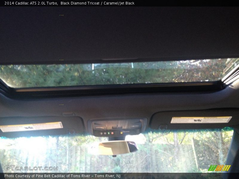 Black Diamond Tricoat / Caramel/Jet Black 2014 Cadillac ATS 2.0L Turbo