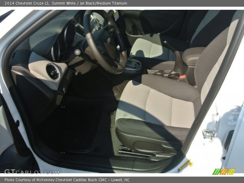 Summit White / Jet Black/Medium Titanium 2014 Chevrolet Cruze LS