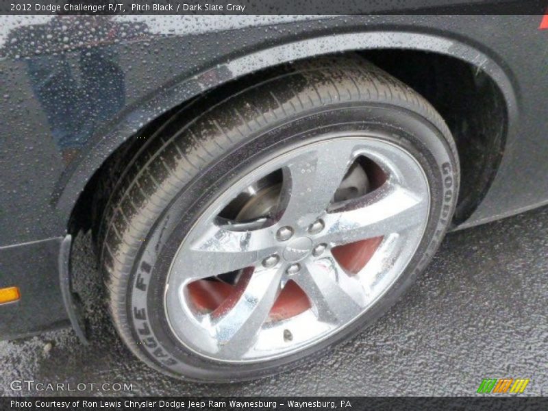 Pitch Black / Dark Slate Gray 2012 Dodge Challenger R/T