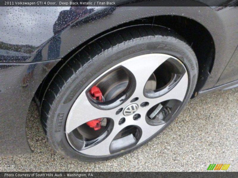 Deep Black Metallic / Titan Black 2011 Volkswagen GTI 4 Door
