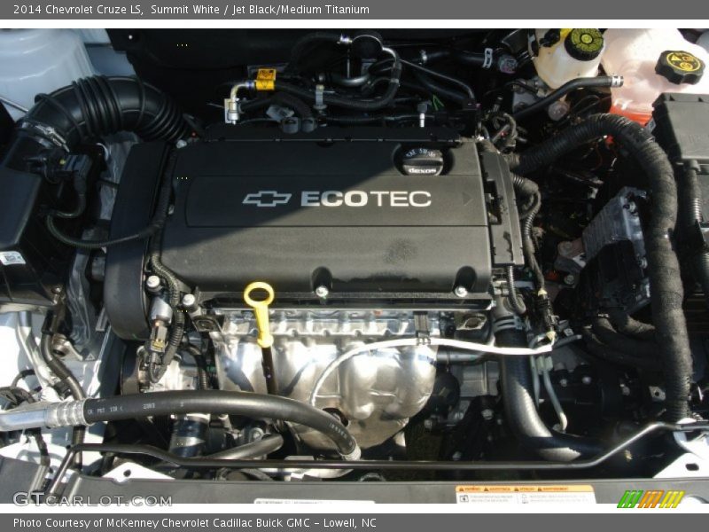 Summit White / Jet Black/Medium Titanium 2014 Chevrolet Cruze LS