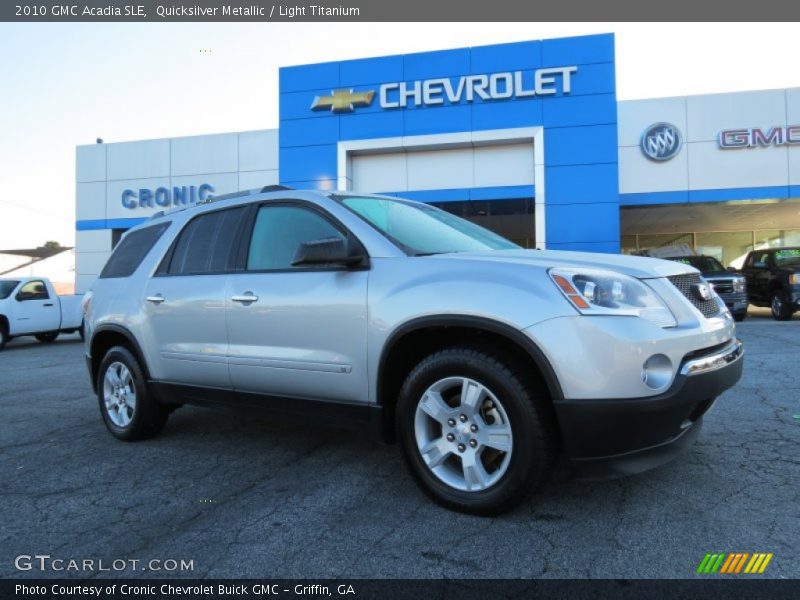 Quicksilver Metallic / Light Titanium 2010 GMC Acadia SLE