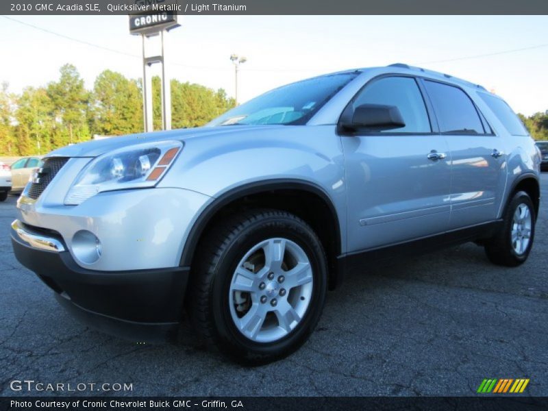 Quicksilver Metallic / Light Titanium 2010 GMC Acadia SLE