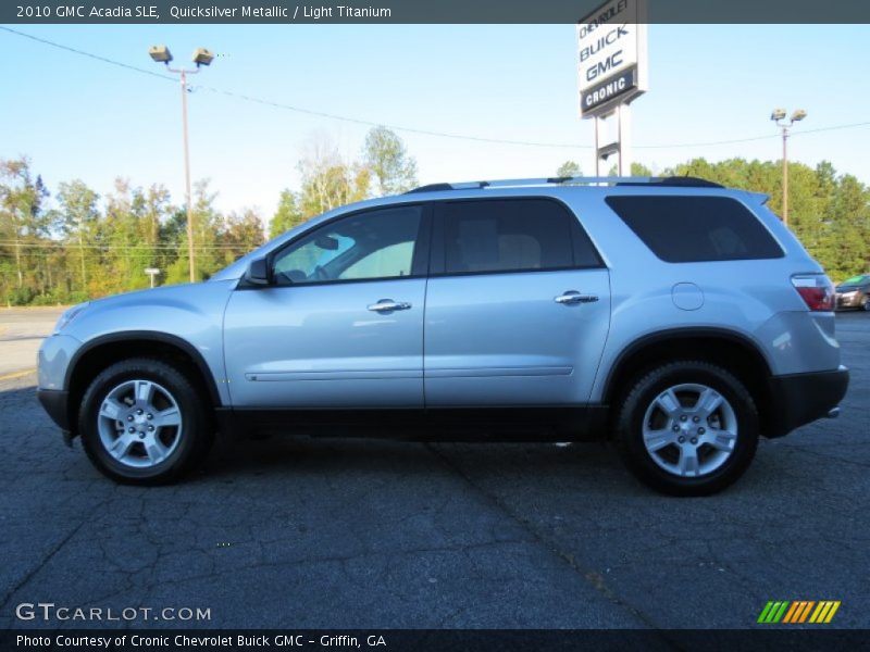 Quicksilver Metallic / Light Titanium 2010 GMC Acadia SLE