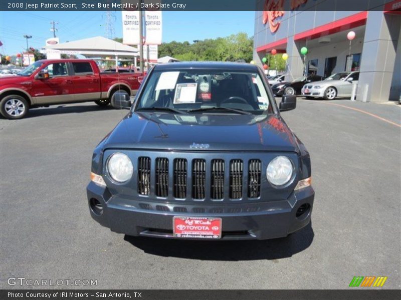 Steel Blue Metallic / Dark Slate Gray 2008 Jeep Patriot Sport