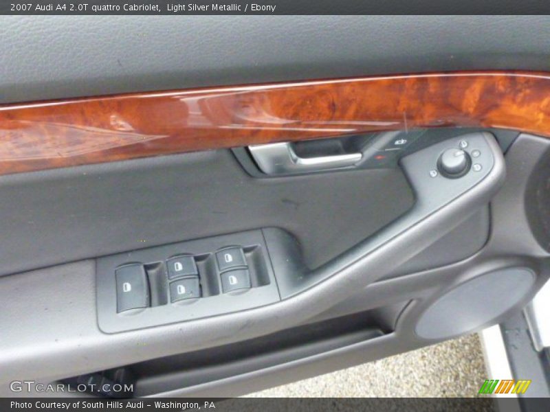 Light Silver Metallic / Ebony 2007 Audi A4 2.0T quattro Cabriolet