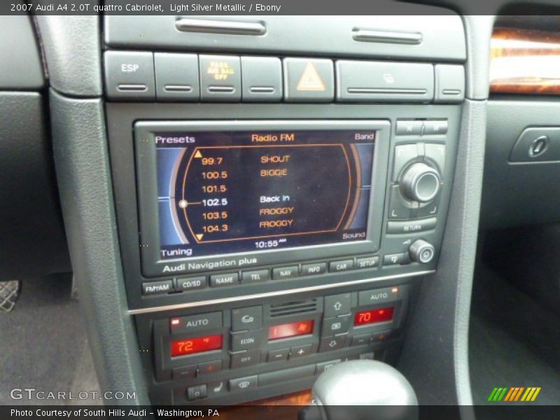 Light Silver Metallic / Ebony 2007 Audi A4 2.0T quattro Cabriolet