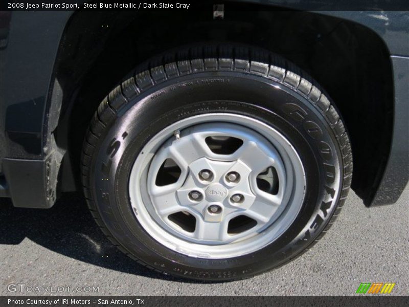 Steel Blue Metallic / Dark Slate Gray 2008 Jeep Patriot Sport