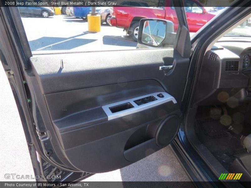 Steel Blue Metallic / Dark Slate Gray 2008 Jeep Patriot Sport