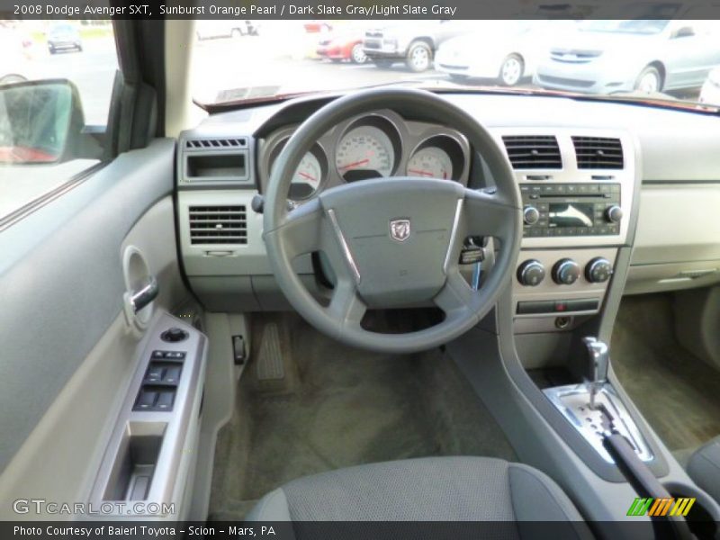 Sunburst Orange Pearl / Dark Slate Gray/Light Slate Gray 2008 Dodge Avenger SXT