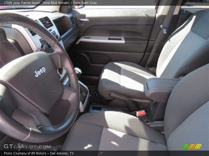 Steel Blue Metallic / Dark Slate Gray 2008 Jeep Patriot Sport
