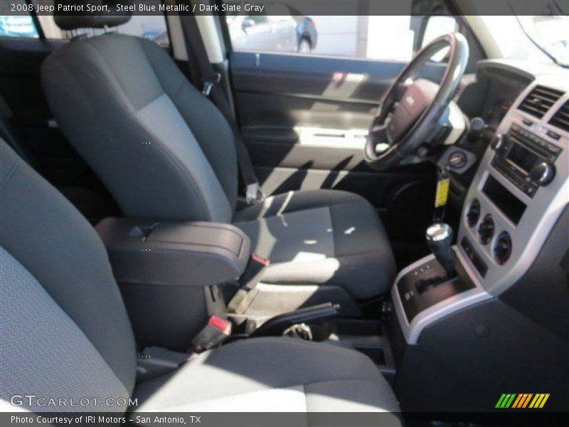 Steel Blue Metallic / Dark Slate Gray 2008 Jeep Patriot Sport