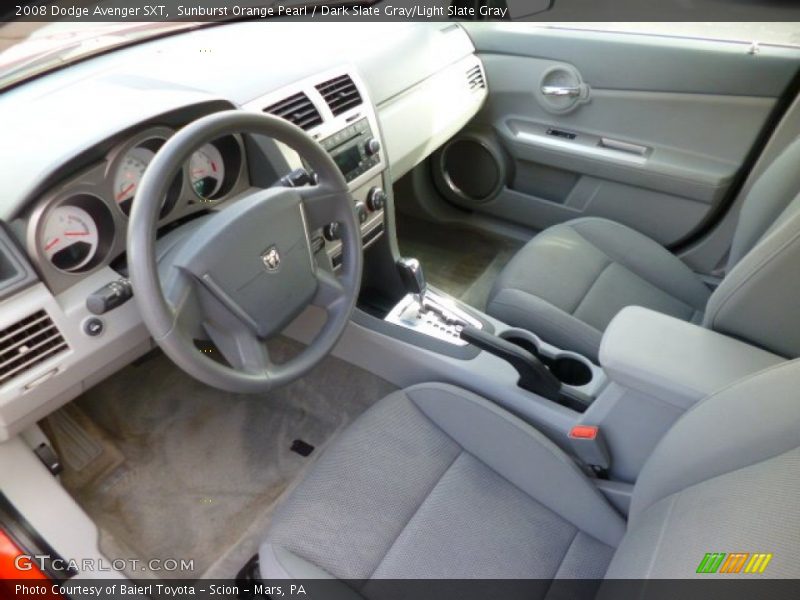 Sunburst Orange Pearl / Dark Slate Gray/Light Slate Gray 2008 Dodge Avenger SXT