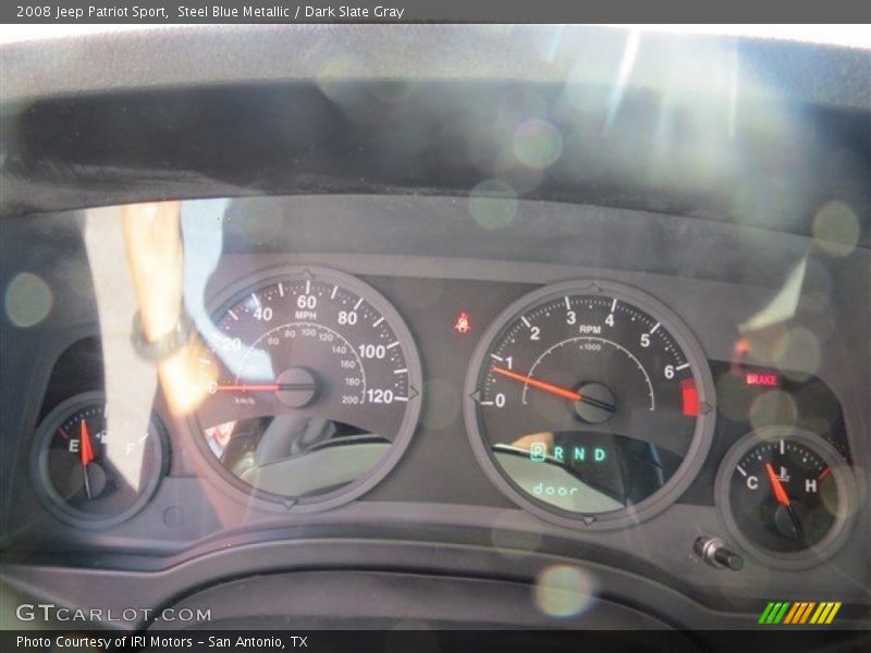 Steel Blue Metallic / Dark Slate Gray 2008 Jeep Patriot Sport