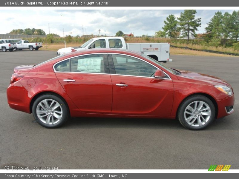 Copper Red Metallic / Light Neutral 2014 Buick Regal FWD