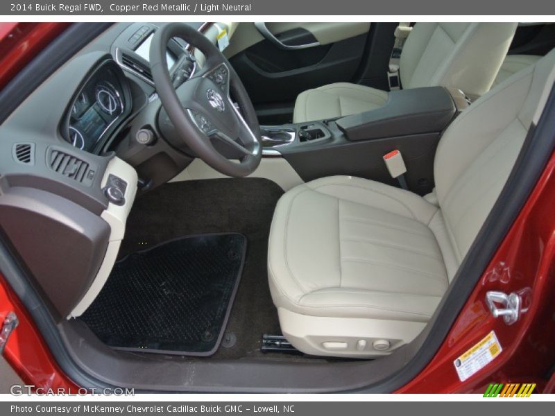 Front Seat of 2014 Regal FWD