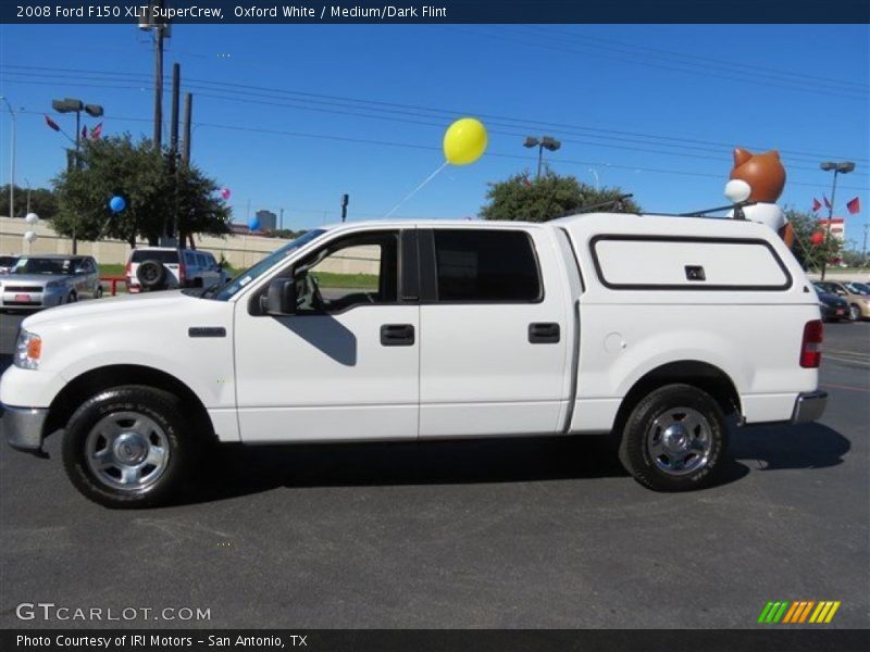 Oxford White / Medium/Dark Flint 2008 Ford F150 XLT SuperCrew