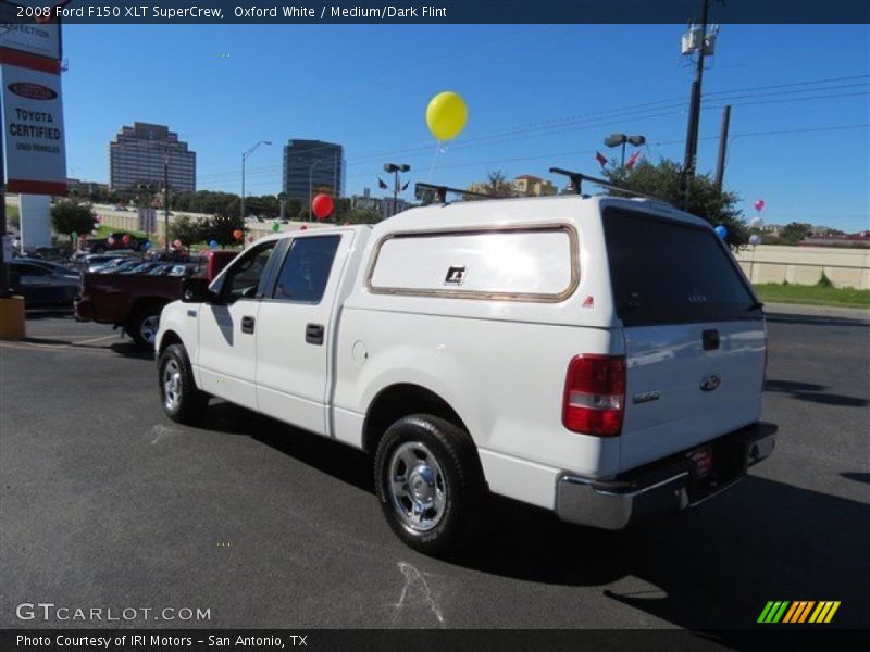 Oxford White / Medium/Dark Flint 2008 Ford F150 XLT SuperCrew