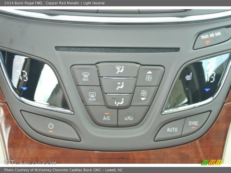 Controls of 2014 Regal FWD
