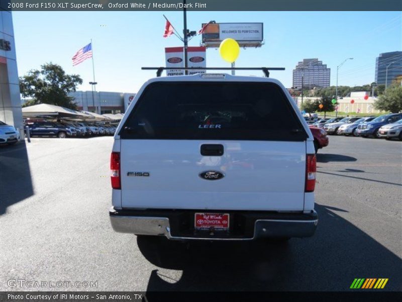 Oxford White / Medium/Dark Flint 2008 Ford F150 XLT SuperCrew