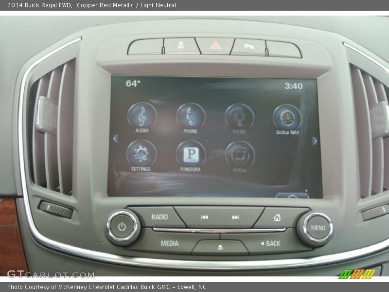 Controls of 2014 Regal FWD