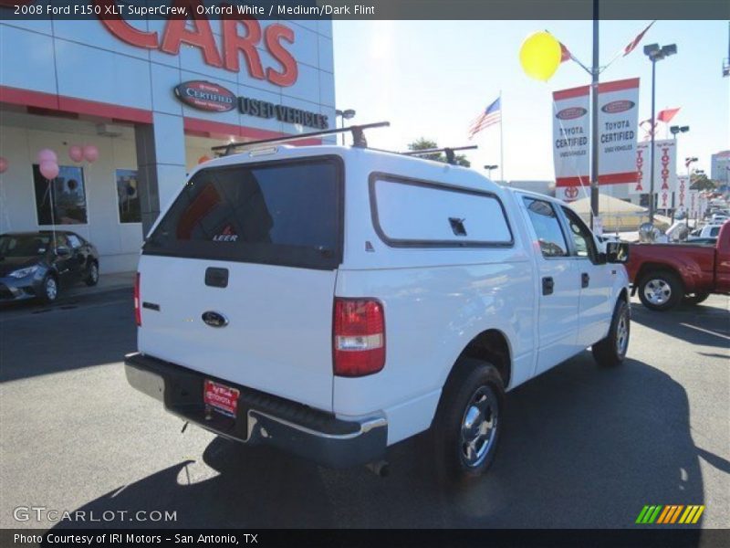 Oxford White / Medium/Dark Flint 2008 Ford F150 XLT SuperCrew