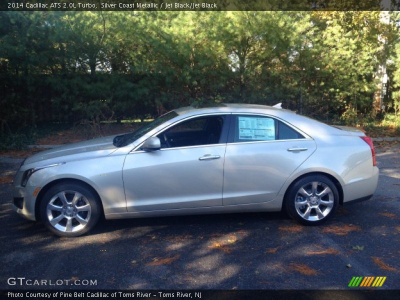 Silver Coast Metallic / Jet Black/Jet Black 2014 Cadillac ATS 2.0L Turbo