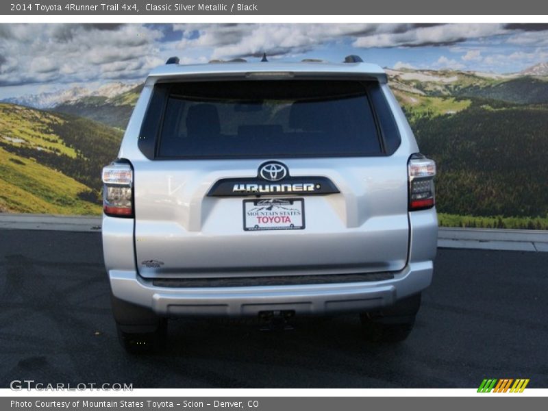 Classic Silver Metallic / Black 2014 Toyota 4Runner Trail 4x4