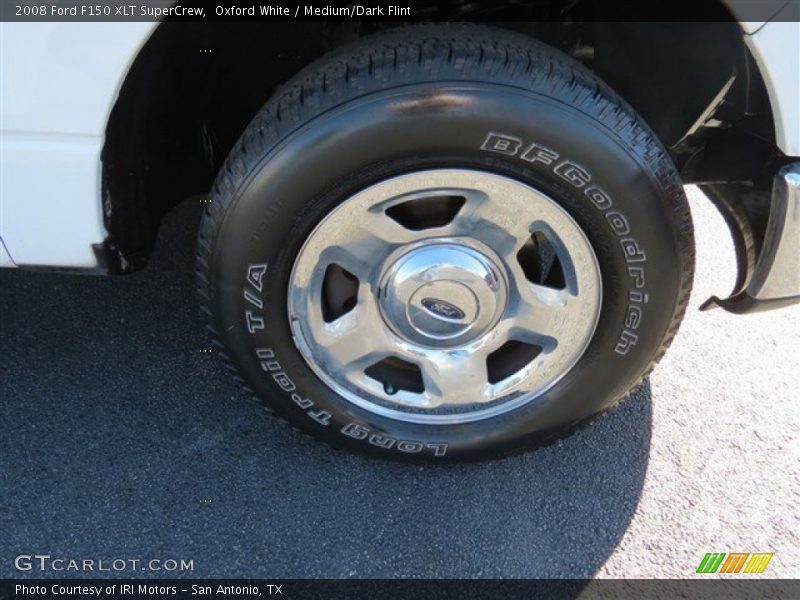 Oxford White / Medium/Dark Flint 2008 Ford F150 XLT SuperCrew