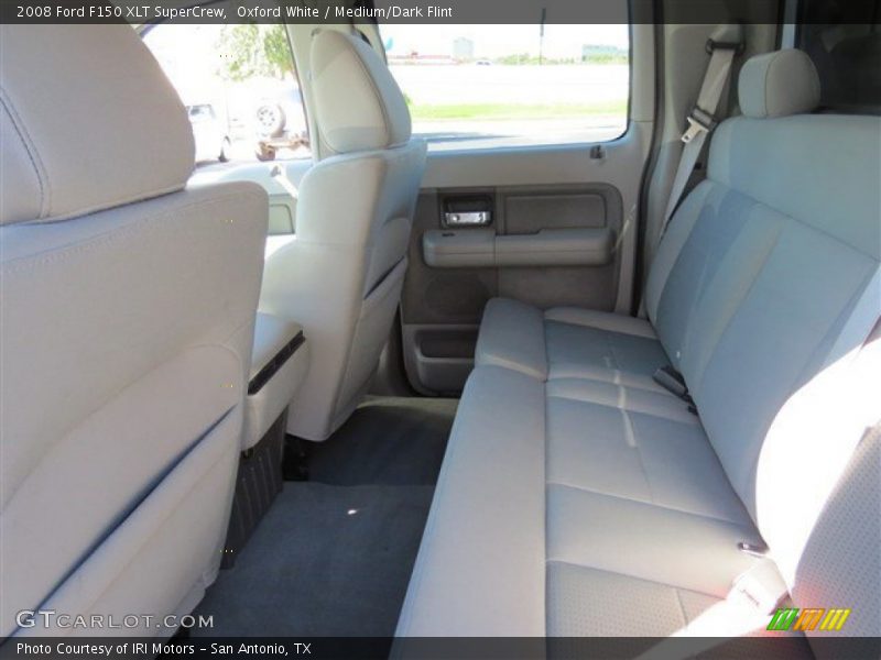 Oxford White / Medium/Dark Flint 2008 Ford F150 XLT SuperCrew