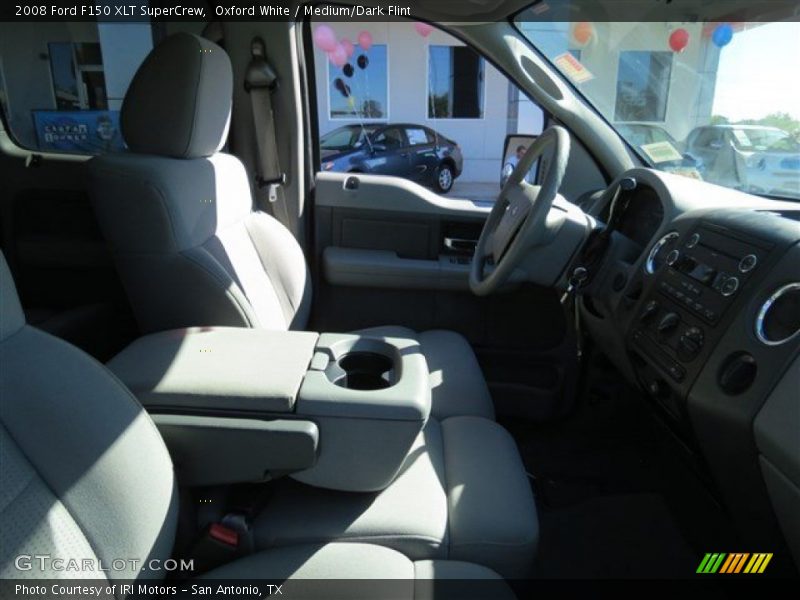 Oxford White / Medium/Dark Flint 2008 Ford F150 XLT SuperCrew