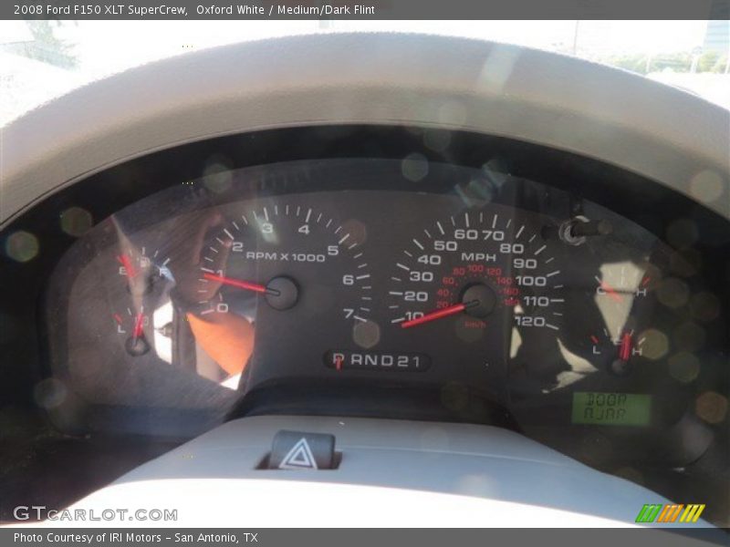 Oxford White / Medium/Dark Flint 2008 Ford F150 XLT SuperCrew