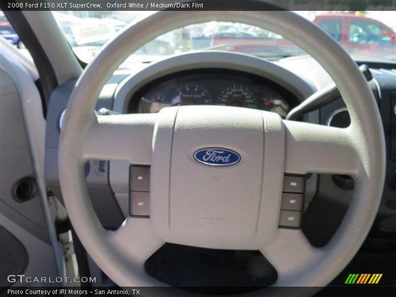 Oxford White / Medium/Dark Flint 2008 Ford F150 XLT SuperCrew