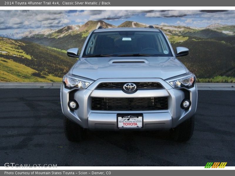 Classic Silver Metallic / Black 2014 Toyota 4Runner Trail 4x4