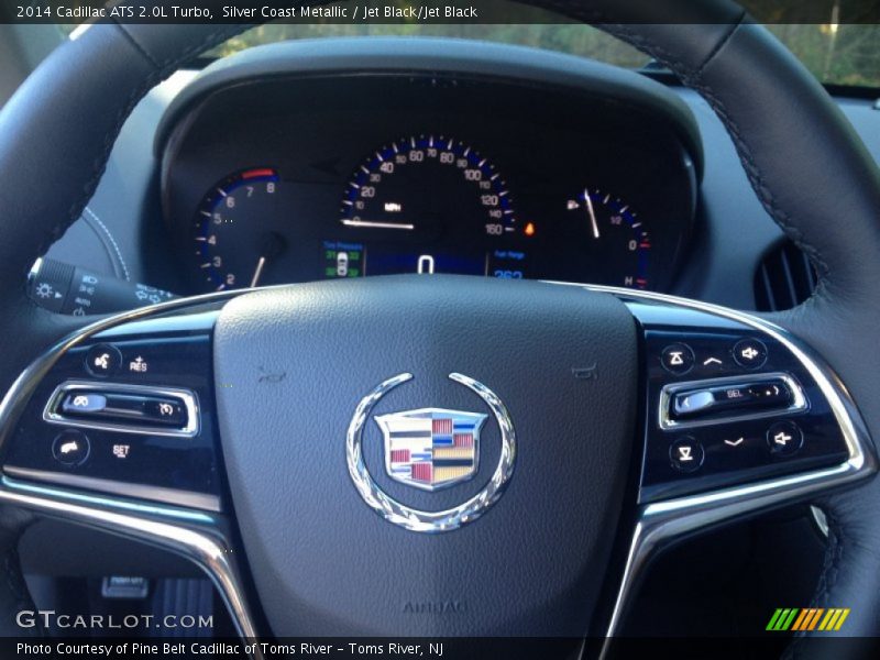 Silver Coast Metallic / Jet Black/Jet Black 2014 Cadillac ATS 2.0L Turbo