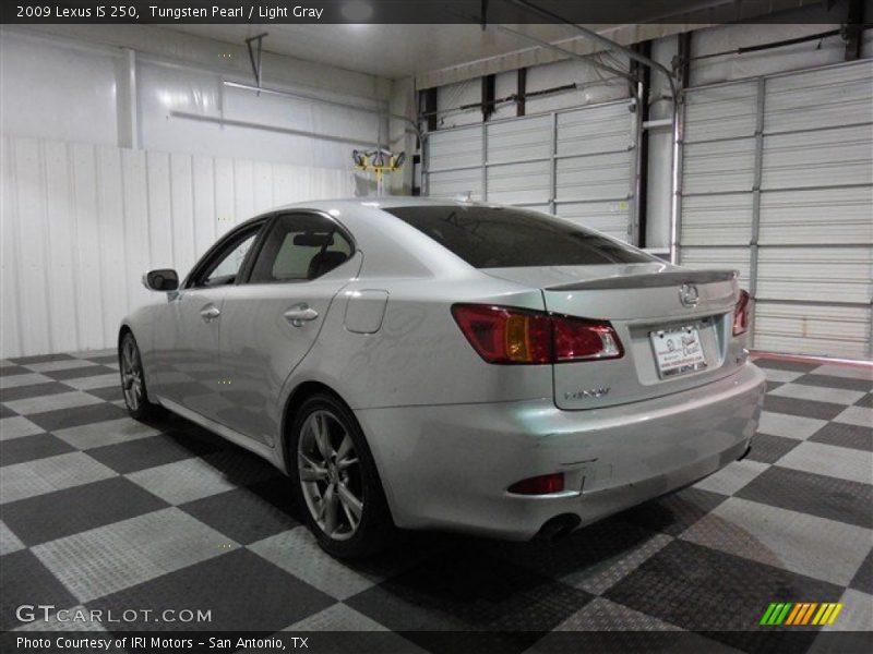 Tungsten Pearl / Light Gray 2009 Lexus IS 250