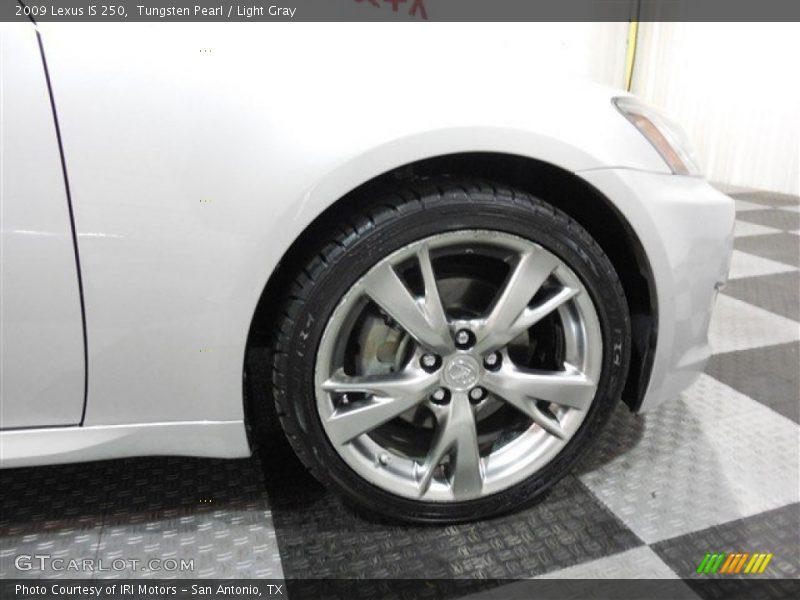 Tungsten Pearl / Light Gray 2009 Lexus IS 250