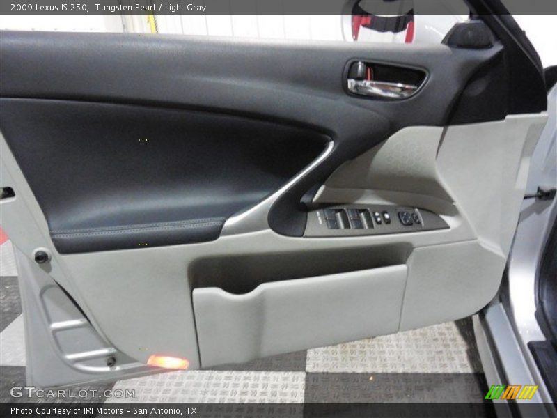 Tungsten Pearl / Light Gray 2009 Lexus IS 250