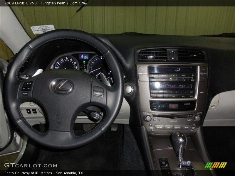 Tungsten Pearl / Light Gray 2009 Lexus IS 250
