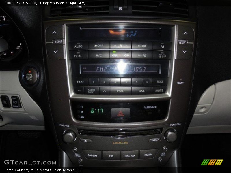 Tungsten Pearl / Light Gray 2009 Lexus IS 250