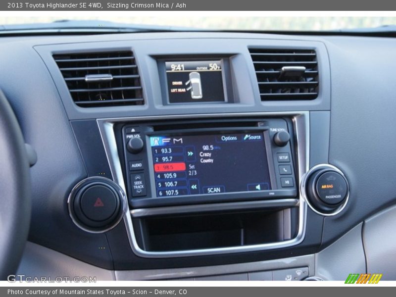 Sizzling Crimson Mica / Ash 2013 Toyota Highlander SE 4WD