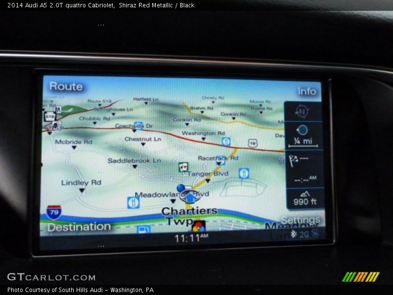Navigation of 2014 A5 2.0T quattro Cabriolet