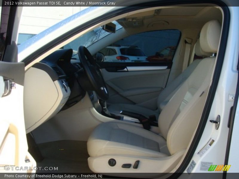 Candy White / Moonrock Gray 2012 Volkswagen Passat TDI SE