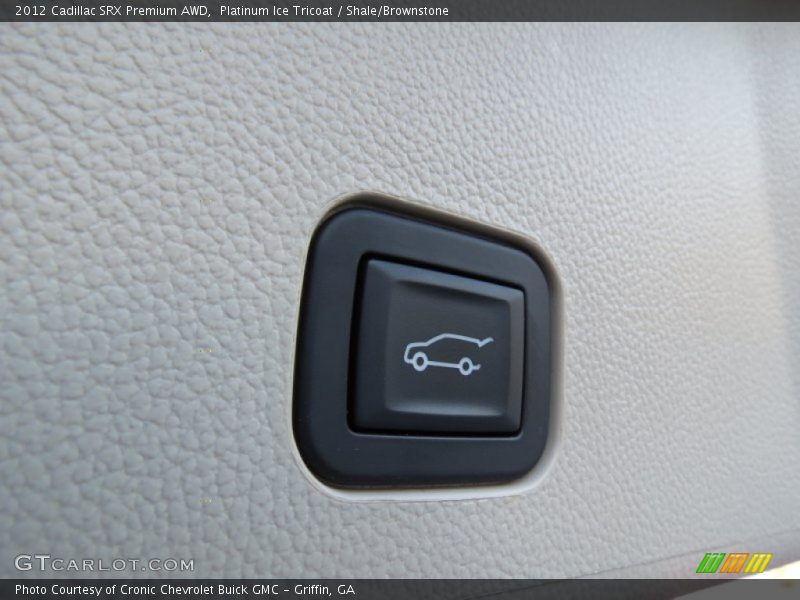 Platinum Ice Tricoat / Shale/Brownstone 2012 Cadillac SRX Premium AWD