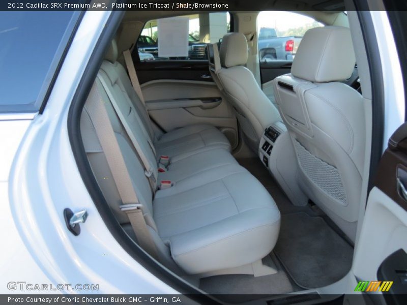 Platinum Ice Tricoat / Shale/Brownstone 2012 Cadillac SRX Premium AWD