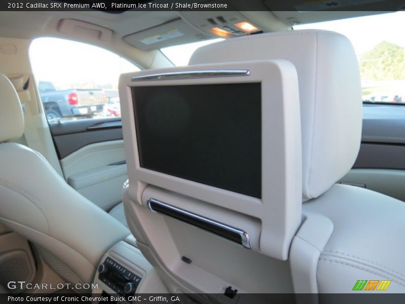Platinum Ice Tricoat / Shale/Brownstone 2012 Cadillac SRX Premium AWD