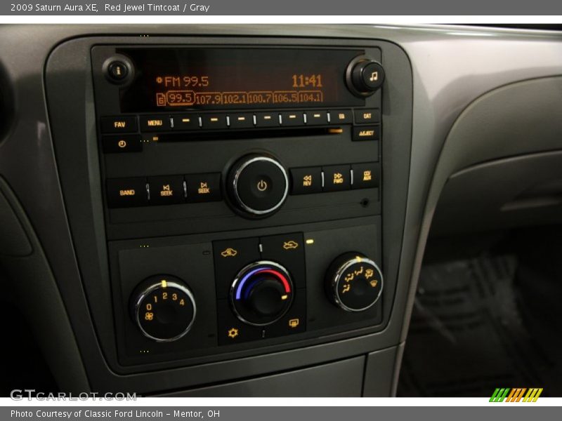 Controls of 2009 Aura XE