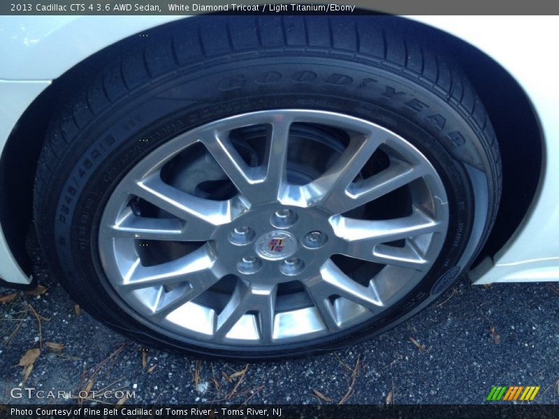 White Diamond Tricoat / Light Titanium/Ebony 2013 Cadillac CTS 4 3.6 AWD Sedan