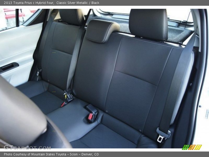 Classic Silver Metallic / Black 2013 Toyota Prius c Hybrid Four