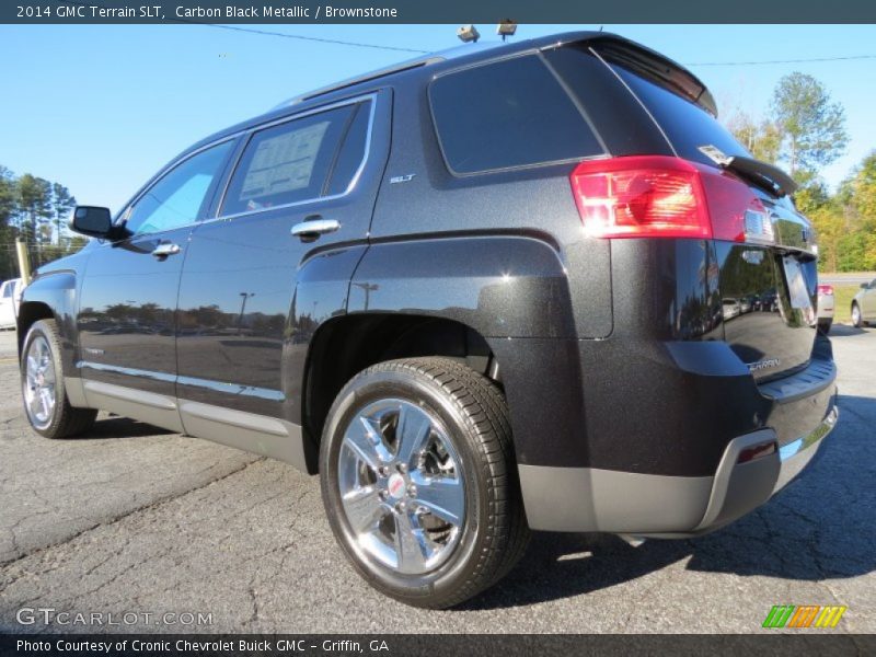 Carbon Black Metallic / Brownstone 2014 GMC Terrain SLT